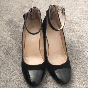Unisa Black Block Heels